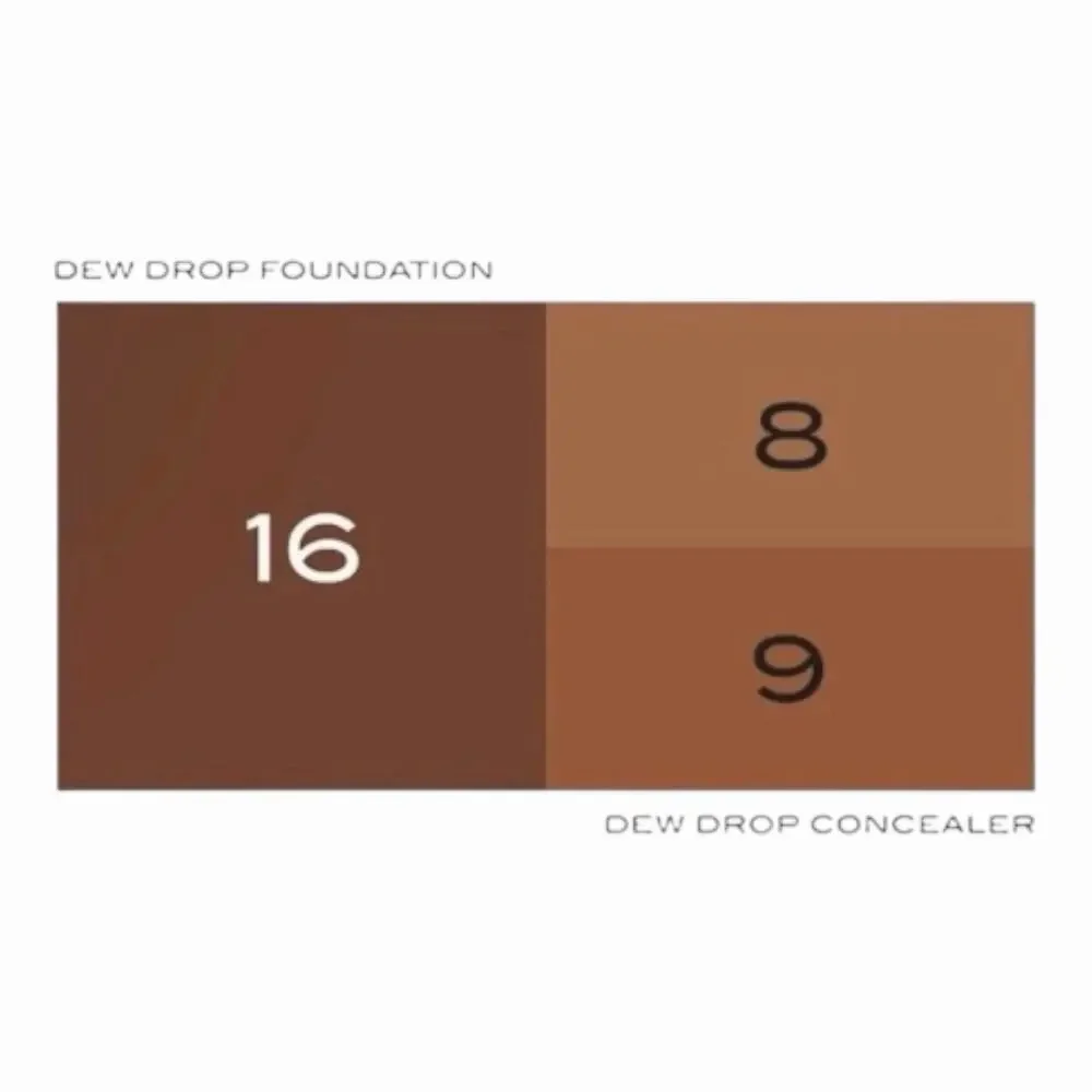 Bundle Of Three Surratt Dew Drop Hydrating Foundation #16 Warm Brown/Neutral NIB